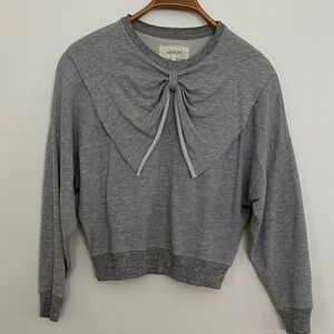 THE GREAT. Heather Gray Top